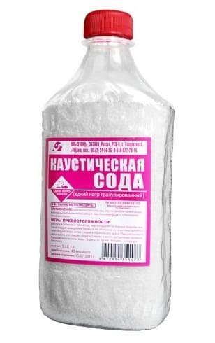 Сода каустическая в гранулах/Мистер крот/ 500 г /20/