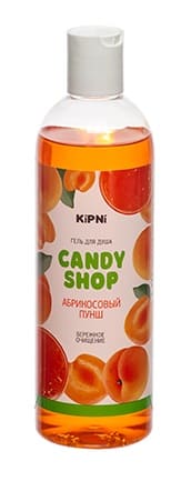 Гель для душа (женские ароматы) "CANDY SHOP", Абрикосовый пунш, 0,375 л. с крышкой диск-топ /30/