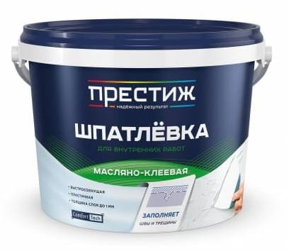 Шпатлевка маслянно-клеевая Престиж 3кг 4шт/уп