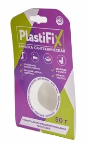 Замазка сантехническая PlastiFix банка 50г