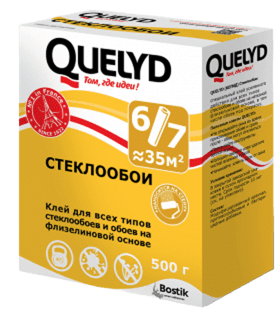 QUELYD "СтеклоОбои" 0,5 кг  30 шт/кор