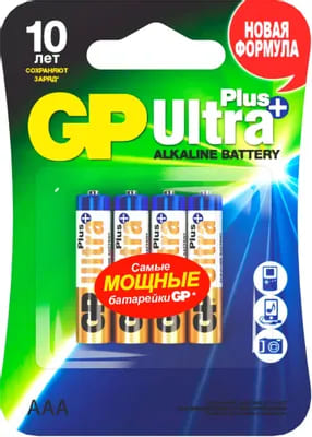 GP Элемент питания LR3 Ultra Plus Alkaline 24AUPNEW-2CR4 бл4