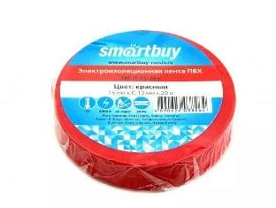 Изолента, 0.13х15мм, 20 метров, красная (SBE-IT-15-20-r)