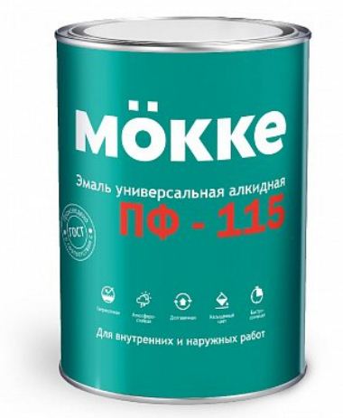 Эмаль алкидная ПФ-115 MÖKKE бирюзовый 1,9 кг 6шт/уп