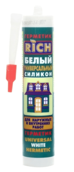 Силикон  РИЧ санитарный прозрачный 280 мл (1/24)