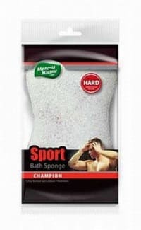 Губка МЖ банная Спорт Чемпион массажная мужская большая  /1шт/20/