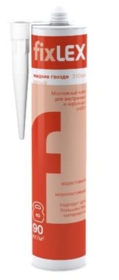 Клей монтажный FixLEX белый 440гр (1/12)