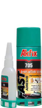 Клей AKFIX 705 200/50 унив. двухкомпонентный 24шт/упак