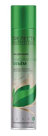 Professional лак для волос  "Экстрим обьем" ССФ 300см /12