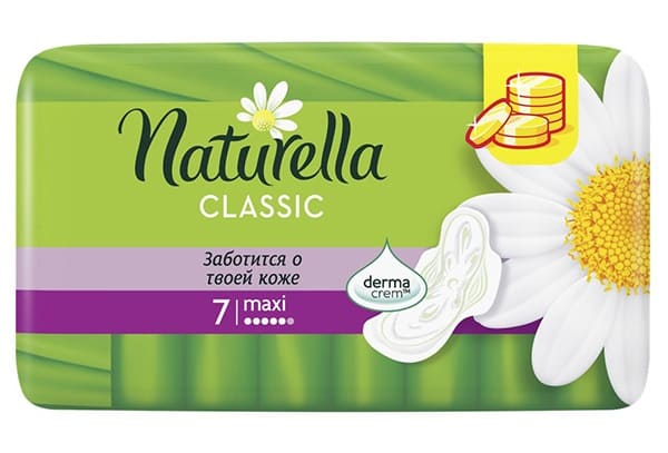 NATURELLA Классик Макси женск.гигиен. прокл./аромат. с кр.  7/18/