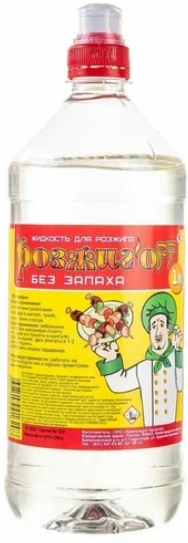 Жидкость для розжига "РозжигOff" 1 л (20шт/уп) Н.НОВГОРОД