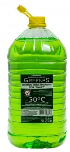 Незамерзайка для стекол GREEN L 5л 4шт/уп