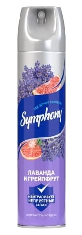 Освежитель воздуха Symphony "Лаванда и грейпфрут"/300 см3/6