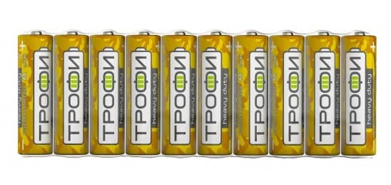 Батарейка ТРОФИ HEAVY DUTY  R06/60/ 10S Классика Хаки 4шт/15 СП В КОРОБКЕ