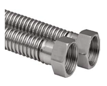 Сильфонная подводка для газа 1/2" в/в  80 см (AQUALINK   50/1)