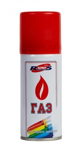 Газ для зажигалок  50гр. 140см3 (15шт/кор)