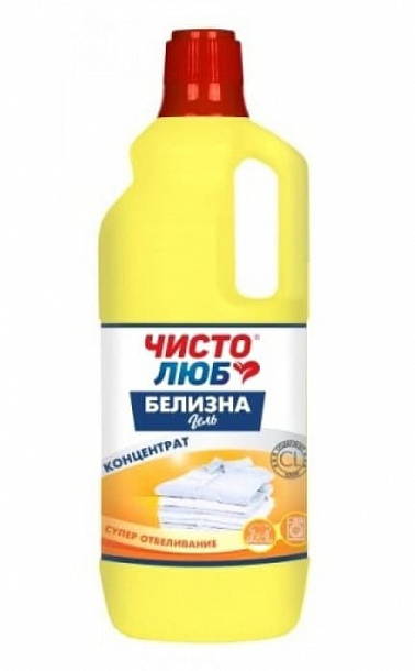 Чистолюб Белизна-гель 3 в 1 универсальное средство 1000 гр /6/