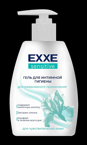 EXXE Гель д/интимной гигиены Sensetiv/250мл/12