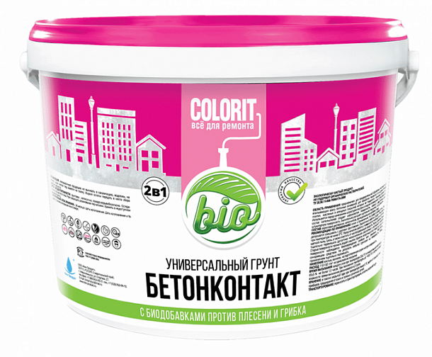 Бетоноконтакт COLORIT Bio 2,7 кг универсальный