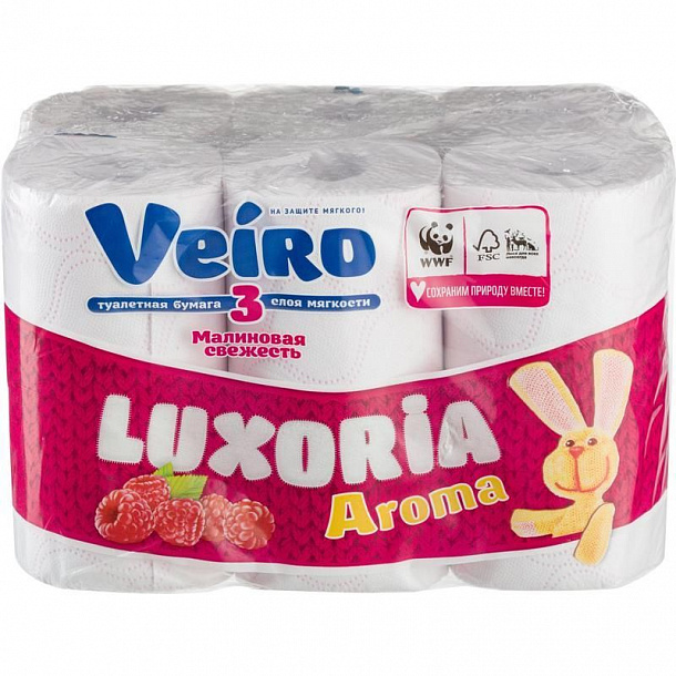 ТБ Veiro Люксория АРОМА 3 сл 12 рул  /6
