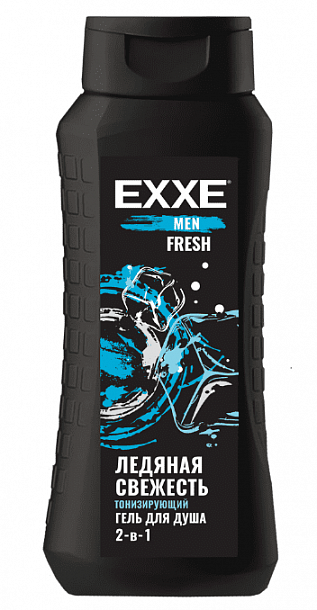 EXXE MEN гель для душа 2в1 "Тонизирующий" FRESH, 400 мл /12