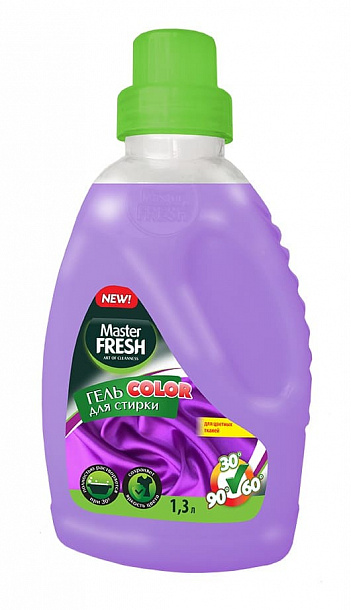 Master FRESH Гель д/стирки COLOR  1,3 л /6