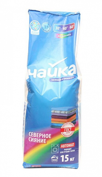 Чайка смс автомат 15 кг для цветного Северное сияние /1/