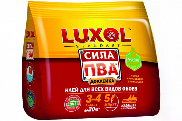 Клей обойный «LUXOL сила ПВА» (Standart), 100 г /30