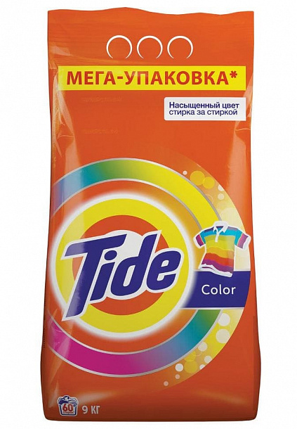 ТАЙД авт Color 9кг СМС порошок /1/