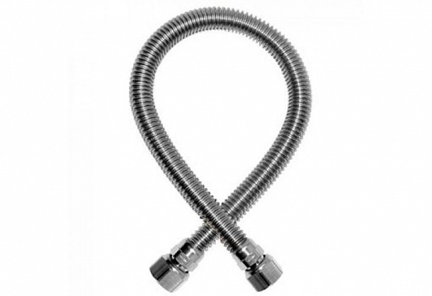 Сильфонная подводка для газа 1/2" в/в  40 см (AQUALINK   50/1)