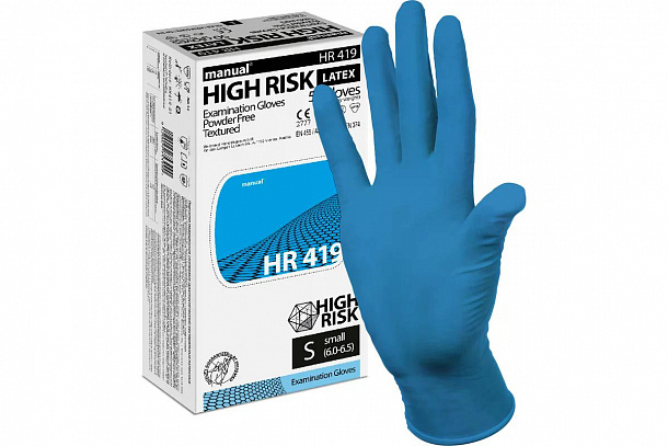Перчатки MANUAL HR419 PRO "S" 25шт/уп