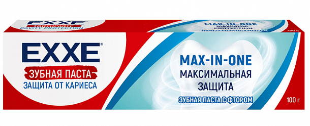 EXXE Зубная паста Максимальная защита/100 г/24