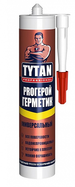 Герметик TYTAN PROFESSIONAL PROГЕРОЙ универсальный белый 280 мл 12шт/уп