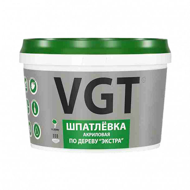 Шпатлевка по дереву ЭКСТРА  ВГТ дуб 1кг 6шт/упак 