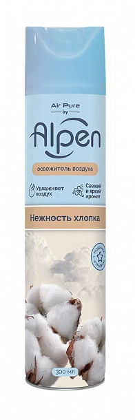 Освежитель воздуха Alpen "Нежность хлопка" 300 мл /12/