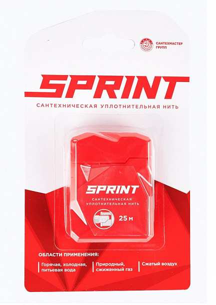 Уплотнительная нить Sprint 25м бокс, блистер /25/