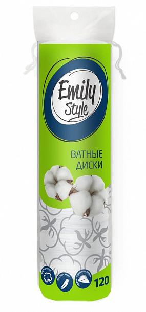 Emily Style ватные диски 120шт /35
