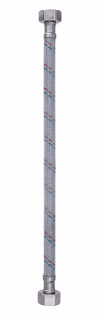Подводка с ПВХ покрытием для воды 1/2" вн-вн 100 см (AQUALINE 120/10)