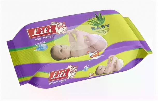 Салф.вл.60шт КЛАПАН для детей с экс. алоэ вера/24/ТМ LILI 