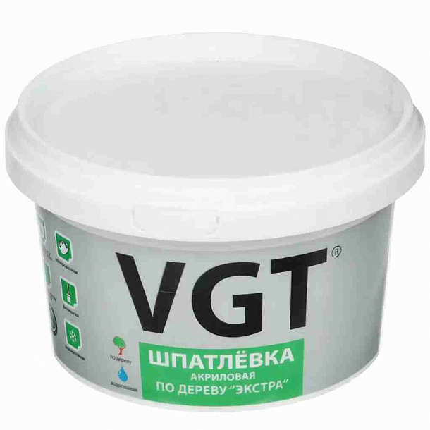 Шпатлевка по дереву ЭКСТРА  ВГТ лиственница 1кг 6шт/упак 