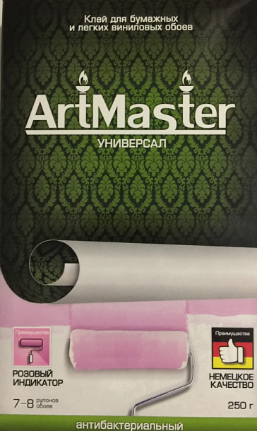 "ArtMaster" универсал индикатор (250г) обойный клей 12 шт/кор