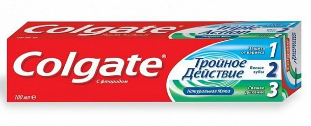З/п Колгейт 100 мл Тройное действие 154 гр  /48