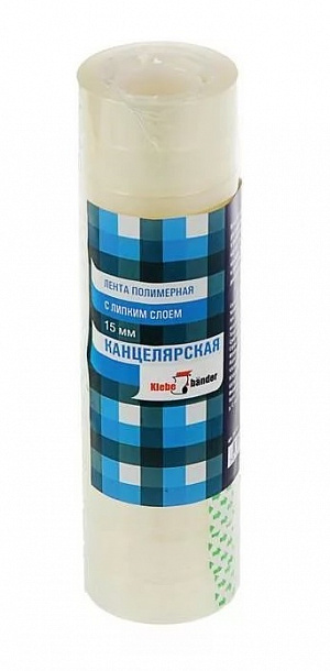 Лента канцелярская Klebebander 15мм*28м (12/300)