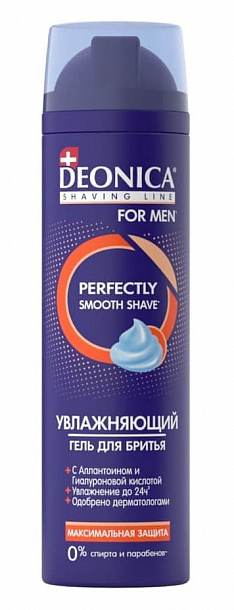 DEONICA FOR MEN Гель для бритья Максимальная защита, 200 мл/6